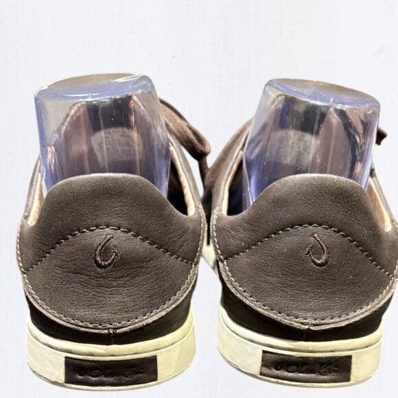 Olukai Pehuea Li 'Ili Dark Java (Brown) Size 9.5 - Picture 4 of 11
